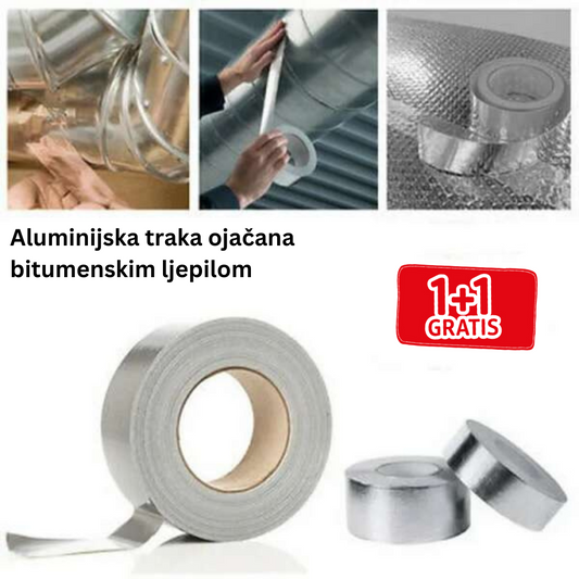 Vodootporna ojačana izolirajuća aluminijska traka 1+1 GRATIS!